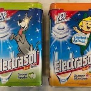 Collectors 2005 Electrasol ASTRON & ELROY from The Jetsons Ltd Edition Tin Cans